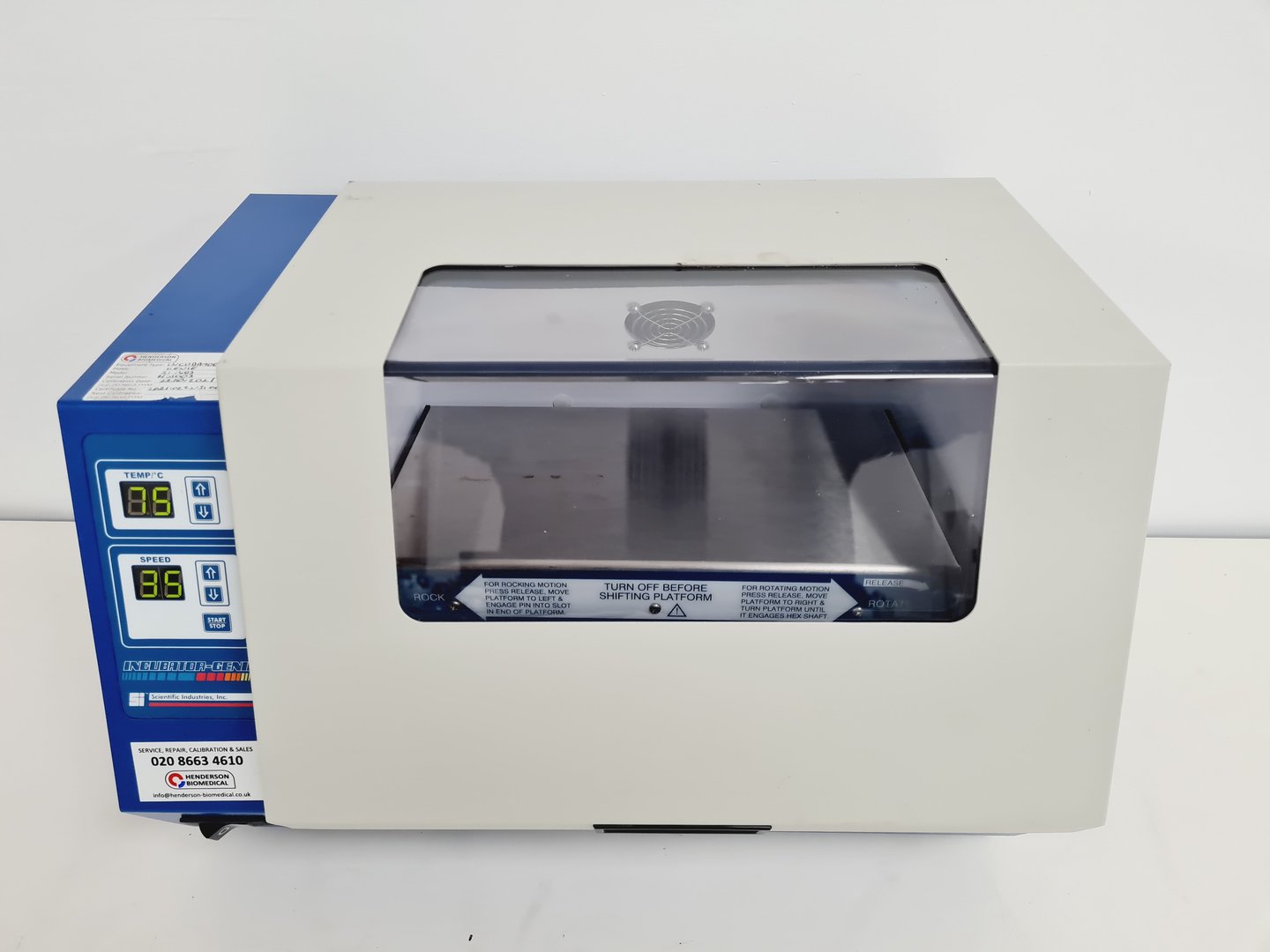 Image of Scientific Industries Incubator-Genie SI-1403 Shaking Incubator Lab