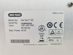 Thumbnail image of Bio-Rad Gel Doc EZ Imager Gel Imaging System Lab