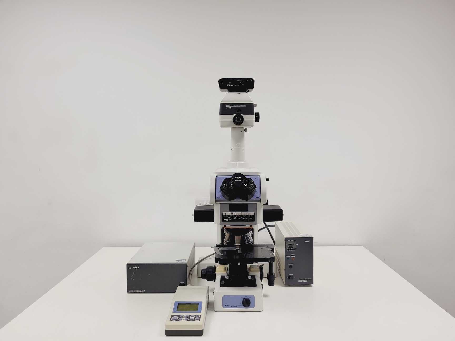 Image of Nikon Eclipse E800 Microscope System w/ Plan Apo 40/60/100, V-PS100E Lab