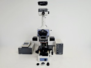 Image of Nikon Eclipse E800 Microscope System w/ Plan Apo 40/60/100, V-PS100E Lab