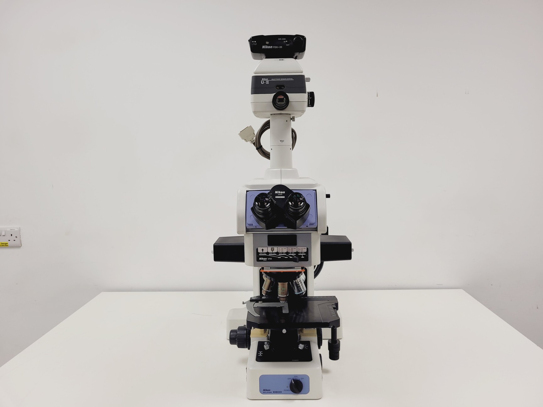 Image of Nikon Eclipse E800 Microscope System w/ Plan Apo 40/60/100, V-PS100E Lab