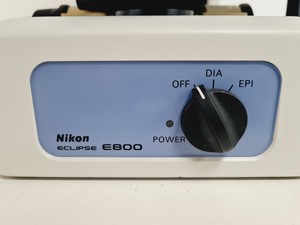 Thumbnail image of Nikon Eclipse E800 Microscope System w/ Plan Apo 40/60/100, V-PS100E Lab