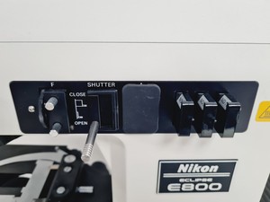 Thumbnail image of Nikon Eclipse E800 Microscope System w/ Plan Apo 40/60/100, V-PS100E Lab