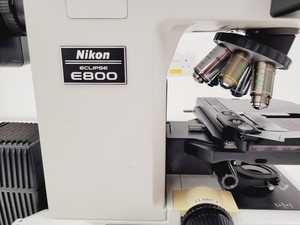 Thumbnail image of Nikon Eclipse E800 Microscope System w/ Plan Apo 40/60/100, V-PS100E Lab