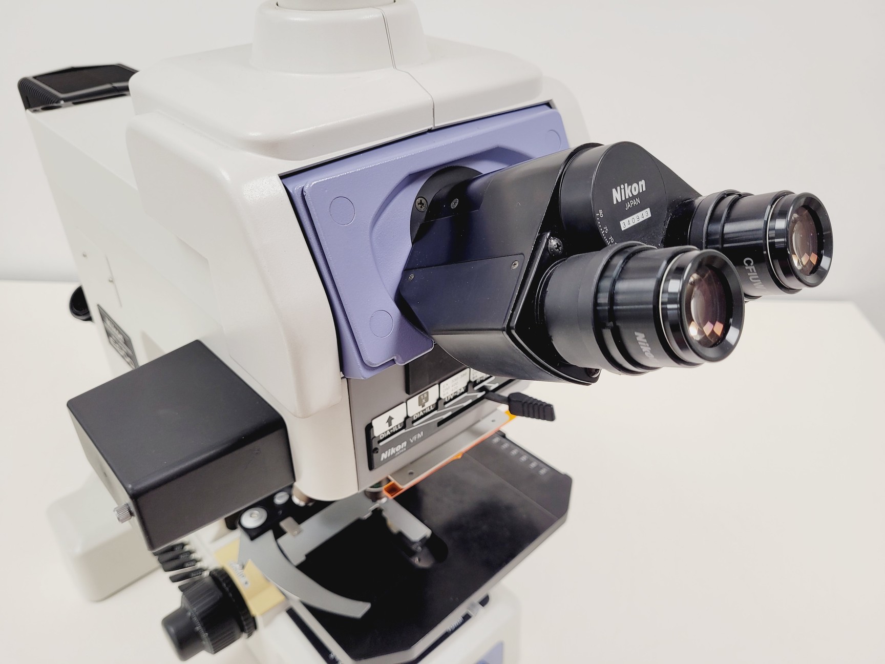 Image of Nikon Eclipse E800 Microscope System w/ Plan Apo 40/60/100, V-PS100E Lab