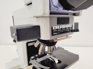 Thumbnail image of Nikon Eclipse E800 Microscope System w/ Plan Apo 40/60/100, V-PS100E Lab