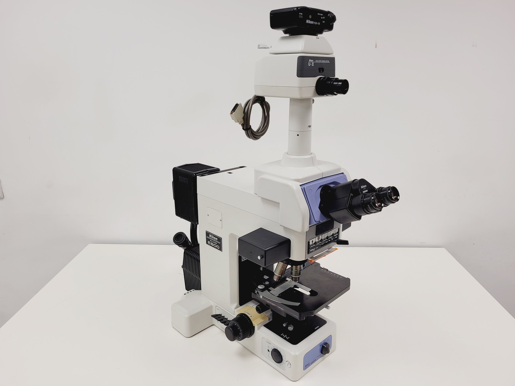 Image of Nikon Eclipse E800 Microscope System w/ Plan Apo 40/60/100, V-PS100E Lab