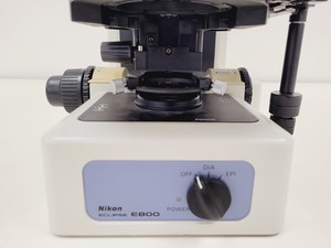 Thumbnail image of Nikon Eclipse E800 Microscope System w/ Plan Apo 40/60/100, V-PS100E Lab