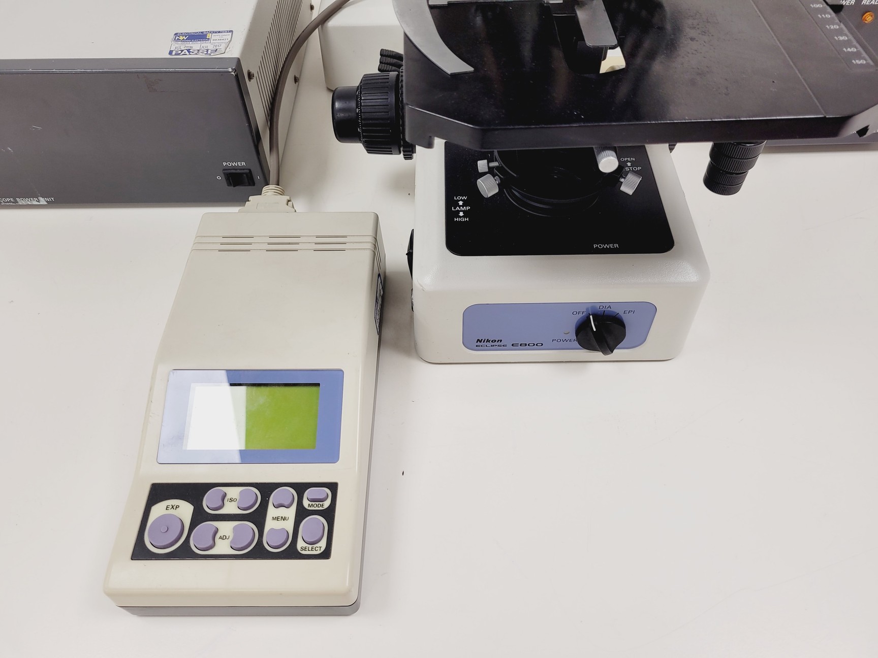 Image of Nikon Eclipse E800 Microscope System w/ Plan Apo 40/60/100, V-PS100E Lab