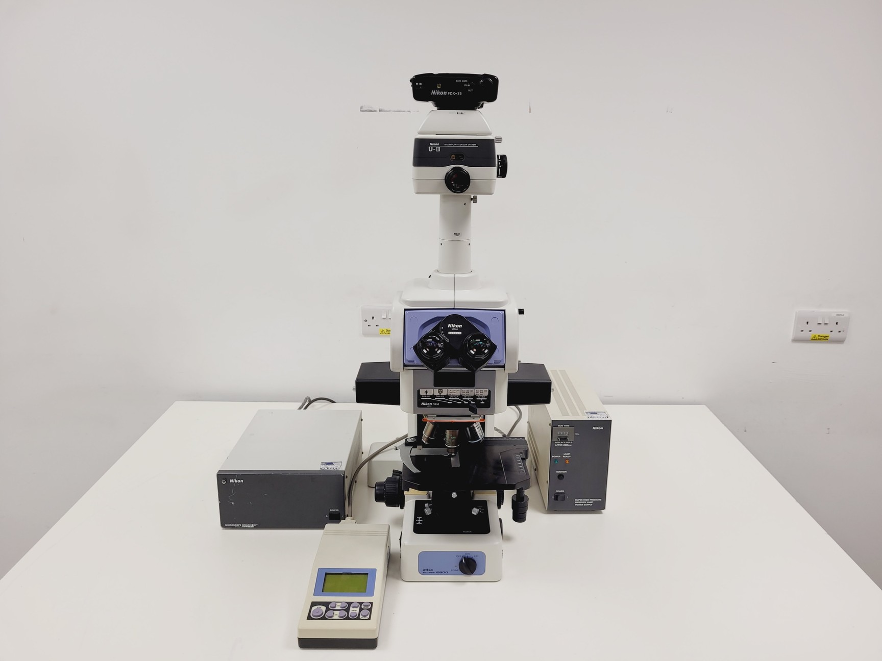 Image of Nikon Eclipse E800 Microscope System w/ Plan Apo 40/60/100, V-PS100E Lab