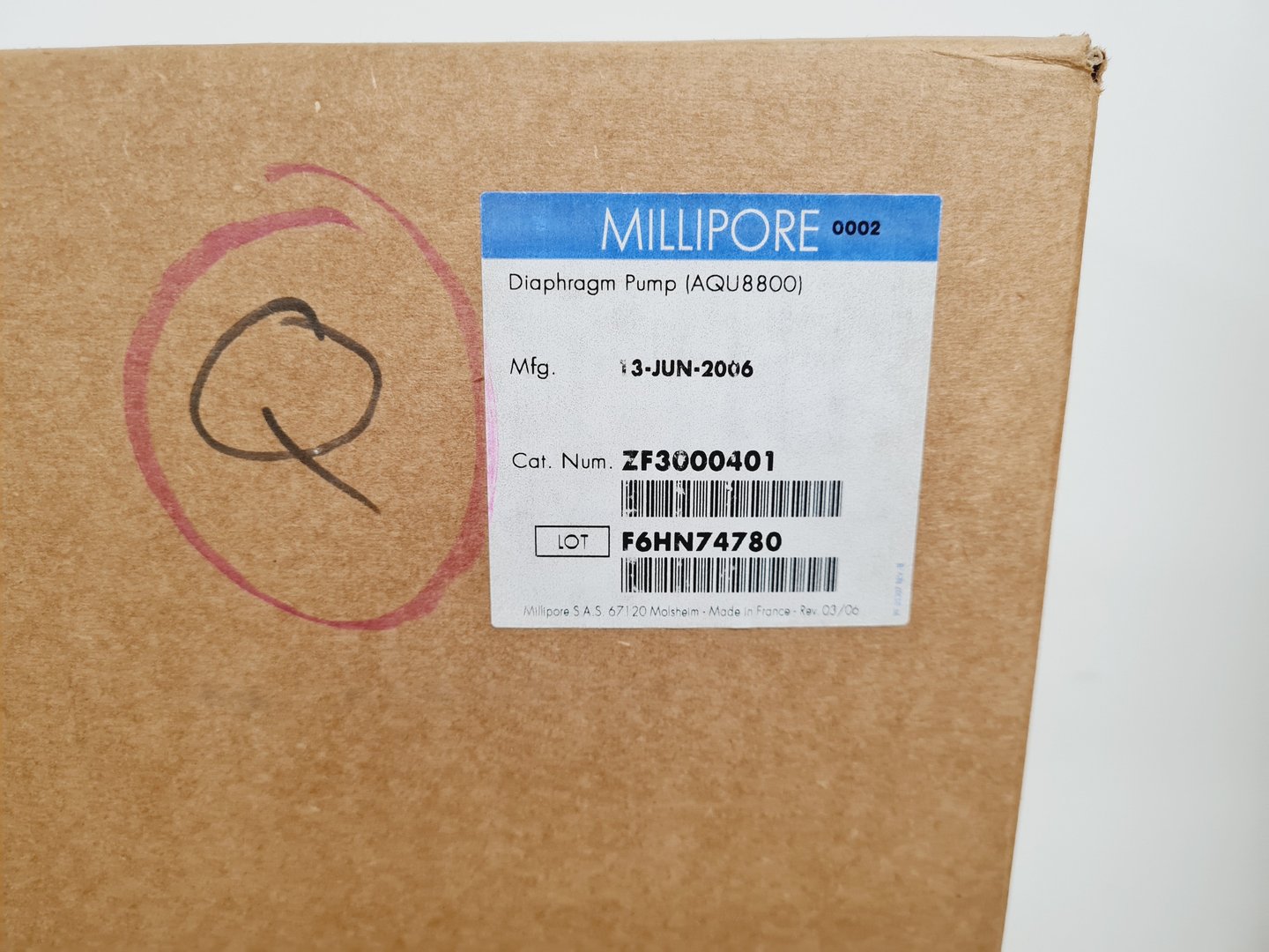 Image of Lot of Millipore Spare Parts/Accessories Lab