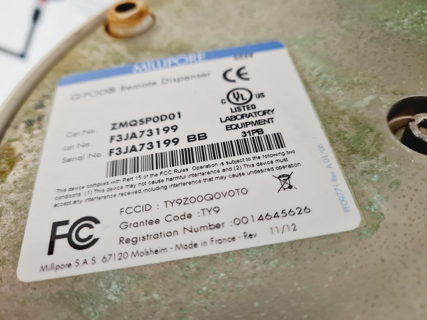 Image of Millipore Milli-Q Advantage A10 w/ Q-POD Water Purification System