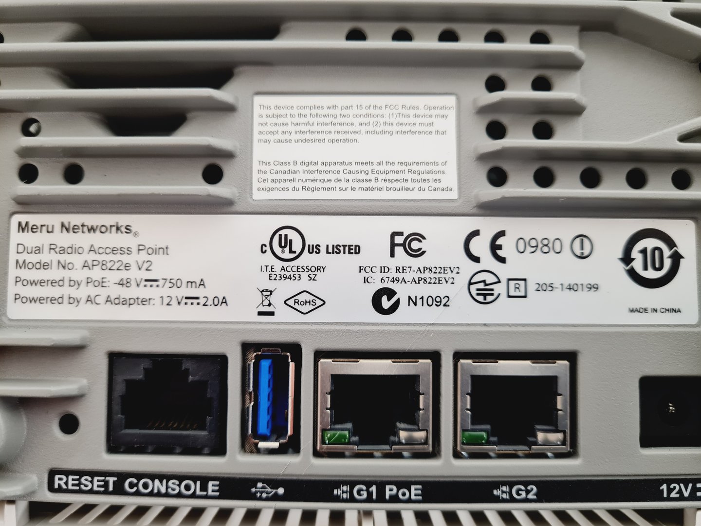 Image of Lot Of Fortinet & Meru Duel Radio Access Points