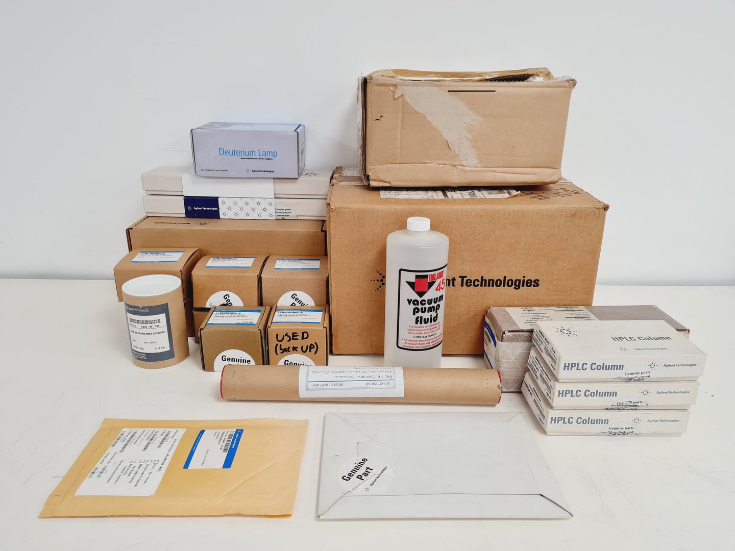 Image of Lot Of Agilent Technologies HPLC Equipment Consumables & Accessories Lab