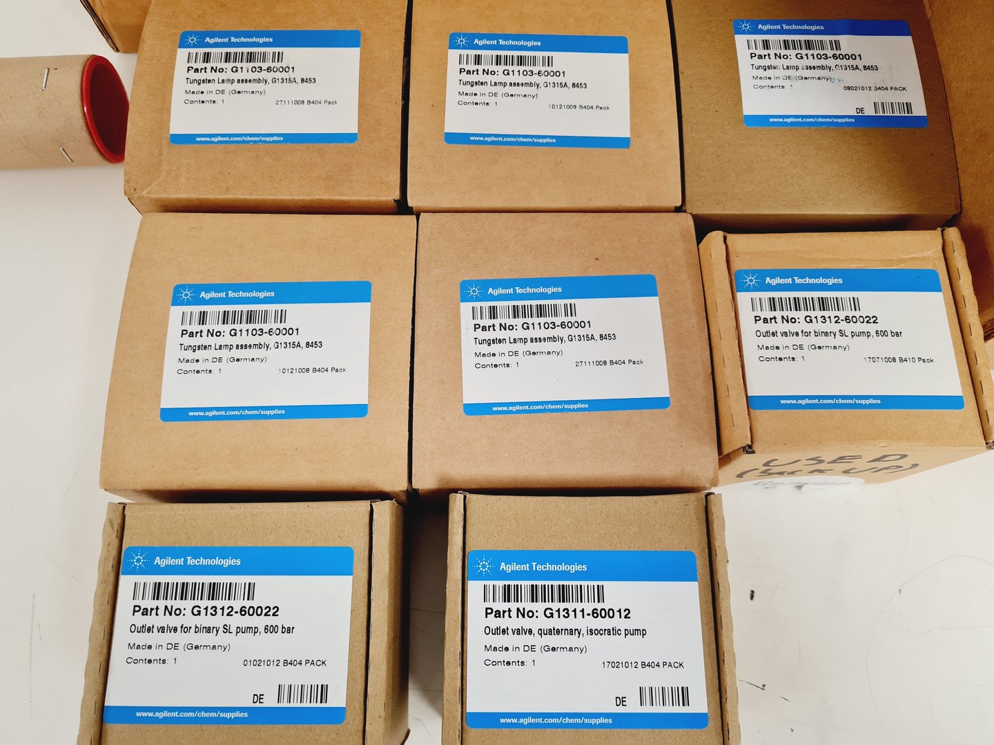 Image of Lot Of Agilent Technologies HPLC Equipment Consumables & Accessories Lab