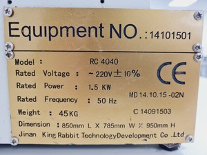 Thumbnail image of Jinan King Rabbit CNC Machine System With PSU And Chiller Faulty