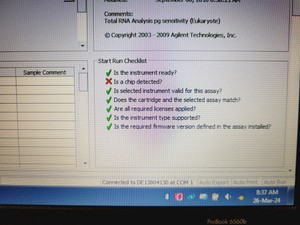 Thumbnail image of Agilent 2100 Bioanalyzer System with Software & Accessories lab