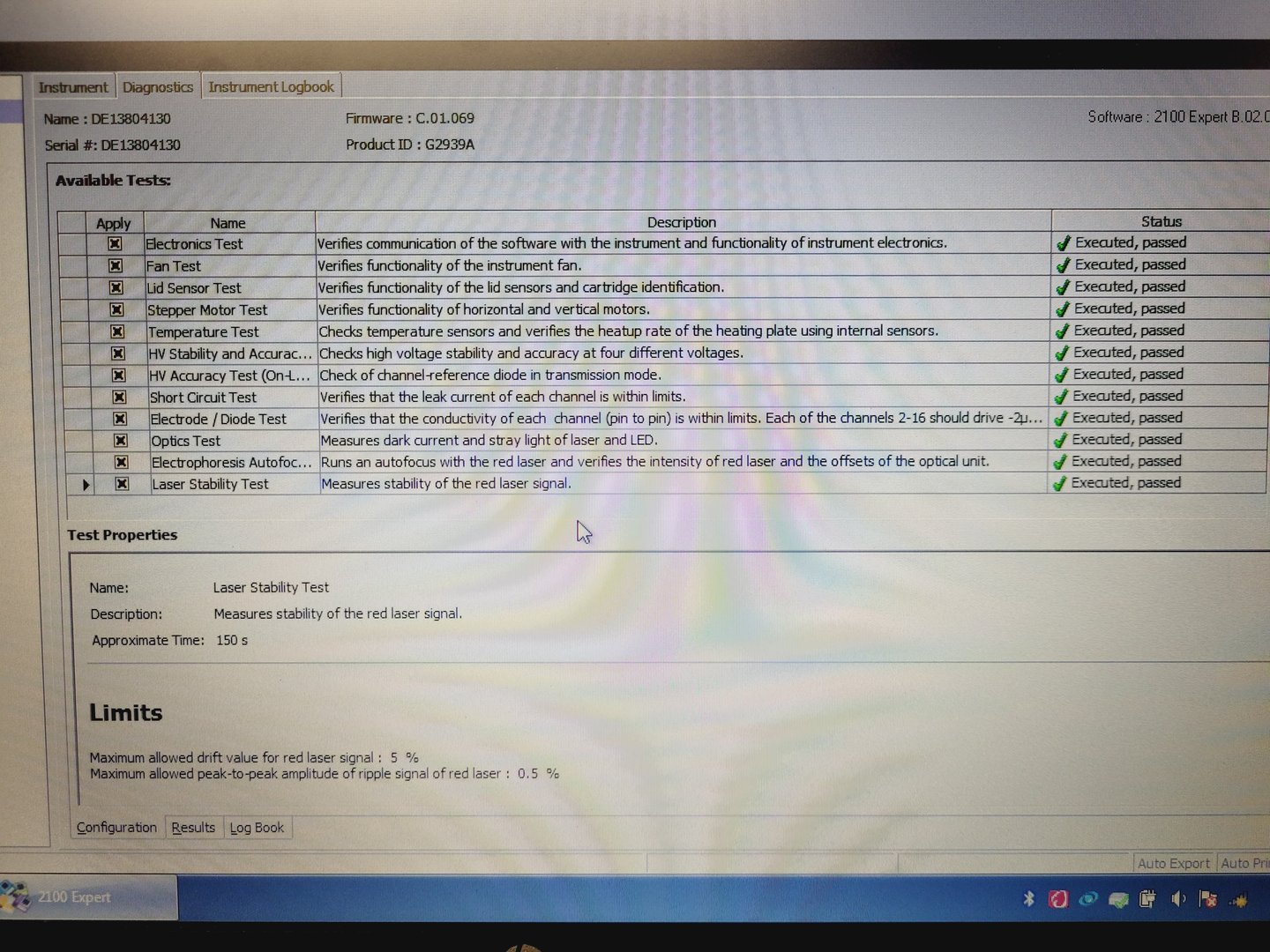 Image of Agilent 2100 Bioanalyzer System with Software & Accessories lab