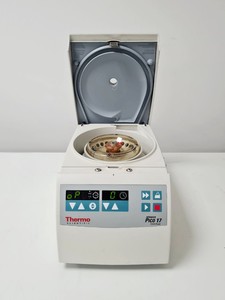 Thumbnail image of Thermo Heraeus Pico 17 Centrifuge w/ 75003424 Fixed Angle Rotor Lab