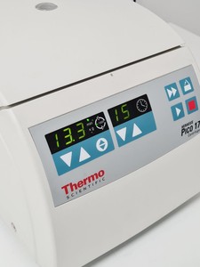 Thumbnail image of Thermo Heraeus Pico 17 Centrifuge w/ 75003424 Fixed Angle Rotor Lab