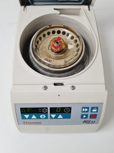 Thumbnail image of Thermo Heraeus Pico 17 Centrifuge & 75003424 Fixed Angle Rotor Lab