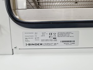 Thumbnail image of Binder KB 115 Cooling Laboratory Incubator Lab