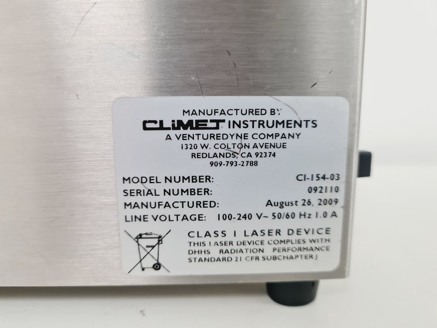 Image of Climet CI-154 1 CFM Particle Counter Lab