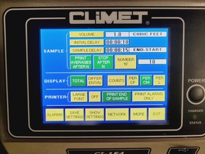 Thumbnail image of Climet CI-154 1 CFM Particle Counter Lab