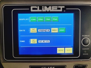 Thumbnail image of Climet CI-154 1 CFM Particle Counter Lab