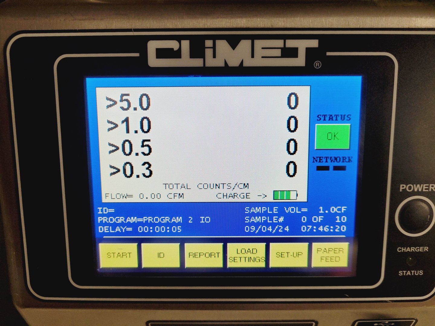 Image of Climet CI-154 1 CFM Particle Counter Lab