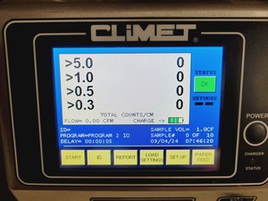 Thumbnail image of Climet CI-154 1 CFM Particle Counter Lab