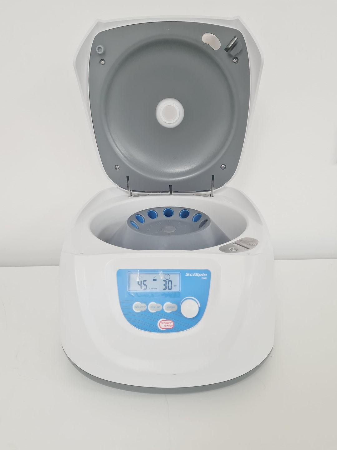 Image of SciQuip SciSpin One Compact Clinical Centrifuge with Rotor 4500rpm Max Lab