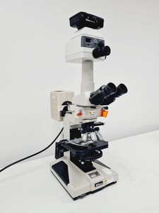 Thumbnail image of Nikon Optiphot Microscope, Model H-III, FDX-35, HBO 100W, 5 x Objectives Lab