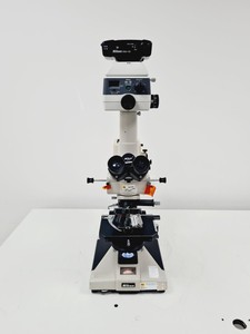 Thumbnail image of Nikon Optiphot Microscope, Model H-III, FDX-35, HBO 100W, 5 x Objectives Lab