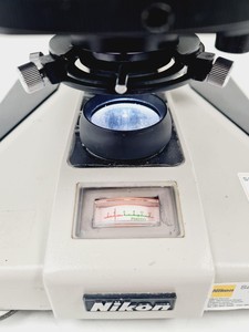 Thumbnail image of Nikon Optiphot Microscope, Model H-III, FDX-35, HBO 100W, 5 x Objectives Lab