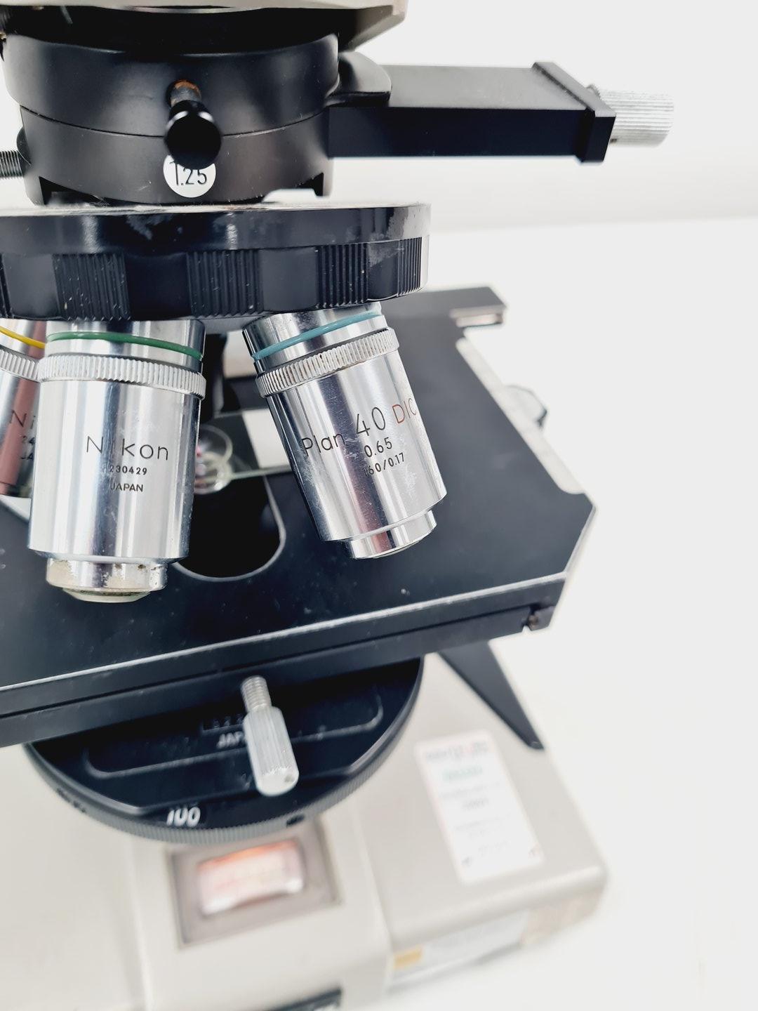 Image of Nikon Optiphot Microscope, Model H-III, FDX-35, HBO 100W, 5 x Objectives Lab