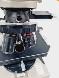 Thumbnail image of Nikon Optiphot Microscope, Model H-III, FDX-35, HBO 100W, 5 x Objectives Lab