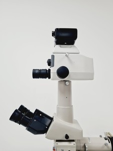 Thumbnail image of Nikon Optiphot Microscope, Model H-III, FDX-35, HBO 100W, 5 x Objectives Lab