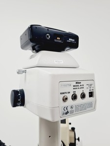 Thumbnail image of Nikon Optiphot Microscope, Model H-III, FDX-35, HBO 100W, 5 x Objectives Lab