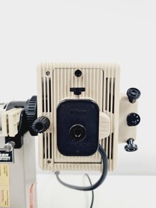 Thumbnail image of Nikon Optiphot Microscope, Model H-III, FDX-35, HBO 100W, 5 x Objectives Lab