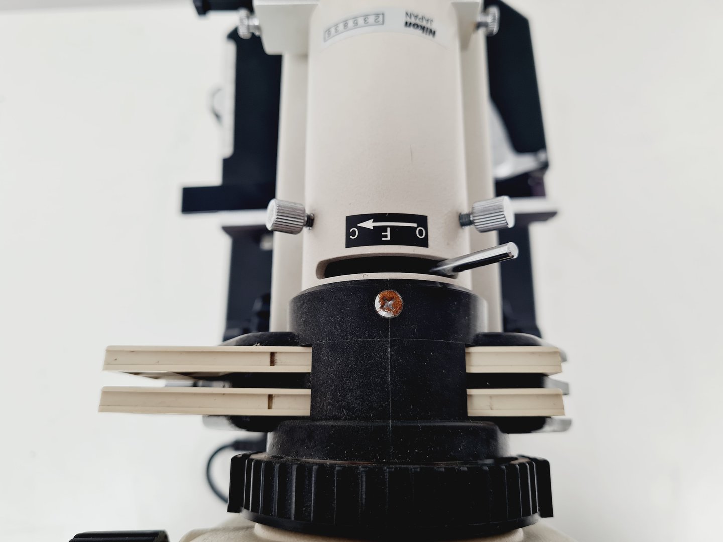 Image of Nikon Optiphot Microscope, Model H-III, FDX-35, HBO 100W, 5 x Objectives Lab