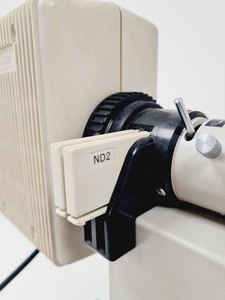 Thumbnail image of Nikon Optiphot Microscope, Model H-III, FDX-35, HBO 100W, 5 x Objectives Lab