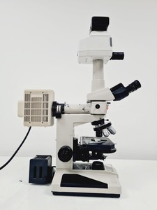 Thumbnail image of Nikon Optiphot Microscope, Model H-III, FDX-35, HBO 100W, 5 x Objectives Lab