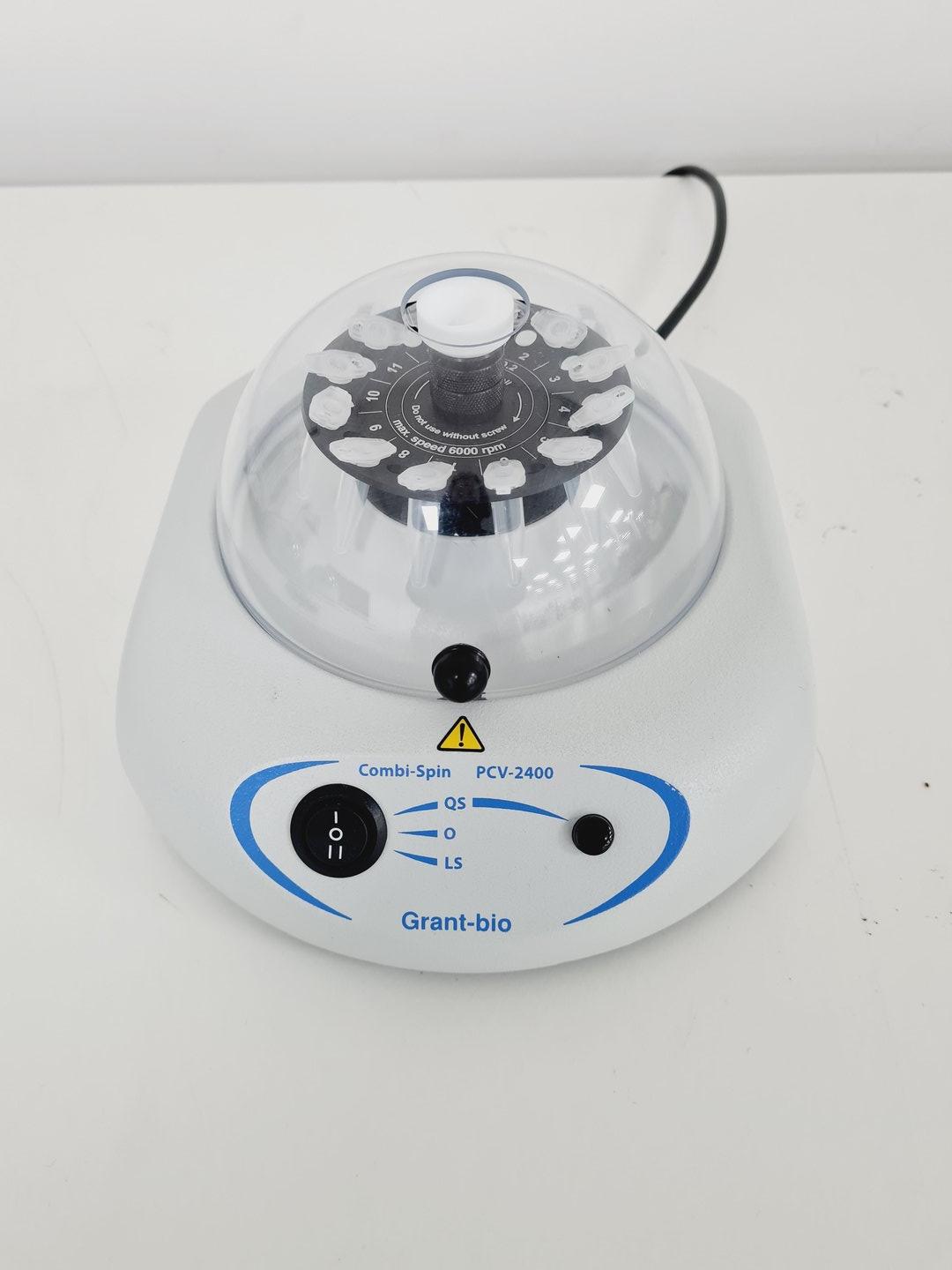 Lab Combi Grant-Bio Combi-Spin PCV-2400 Centrifuge & Tubes Lab