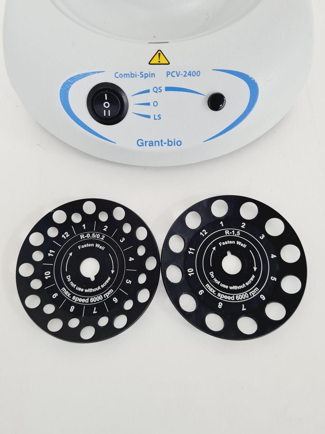 Lab Combi Grant-Bio Combi-Spin PCV-2400 Centrifuge & Tubes Lab