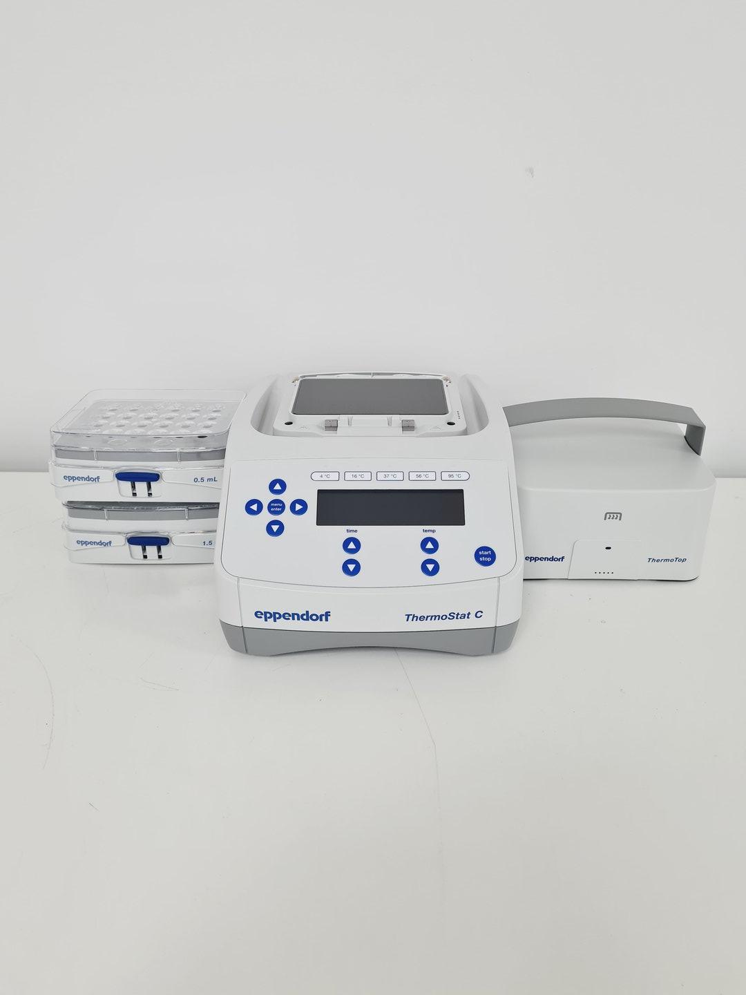 Image of Eppendorf ThermoStat C with ThermoTop and 1.5 mL & 0.5 mL Thermoblocks