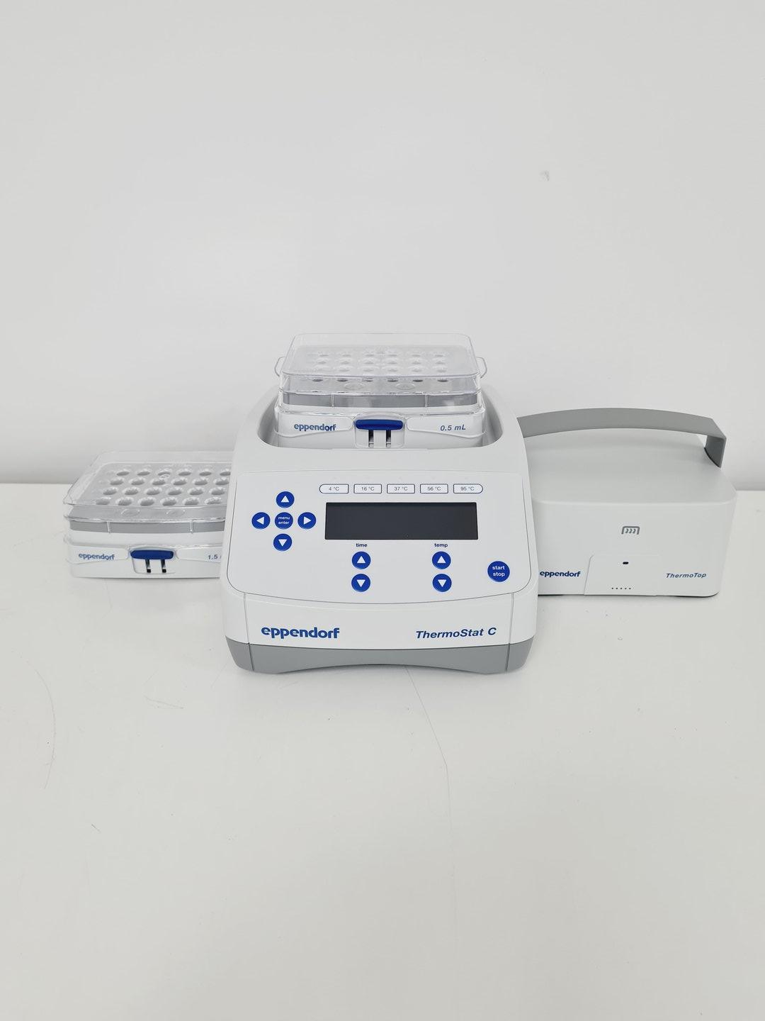 Image of Eppendorf ThermoStat C with ThermoTop and 1.5 mL & 0.5 mL Thermoblocks