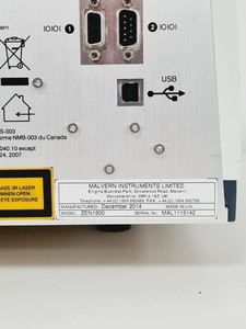 Thumbnail image of Malvern ZETASIZER Nano Series ZEN1600 Lab