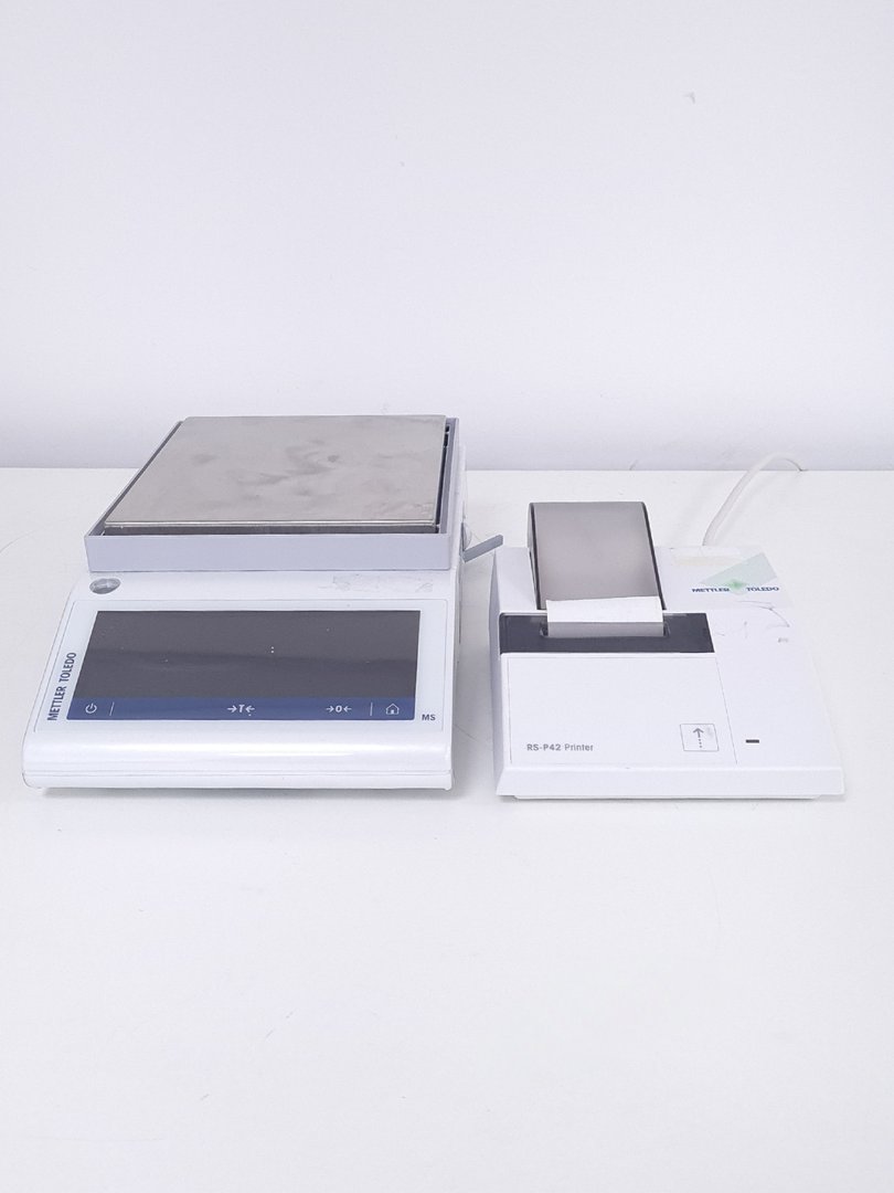 Mettler Toledo MS6002TS/00 Precision Laboratory Balance Scales & RS-P42 ...