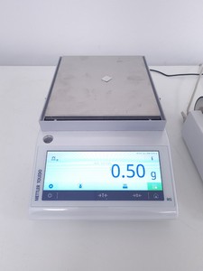 Thumbnail image of Mettler Toledo MS6002TS/00 Precision Laboratory Balance Scales & RS-P42 Printer 
